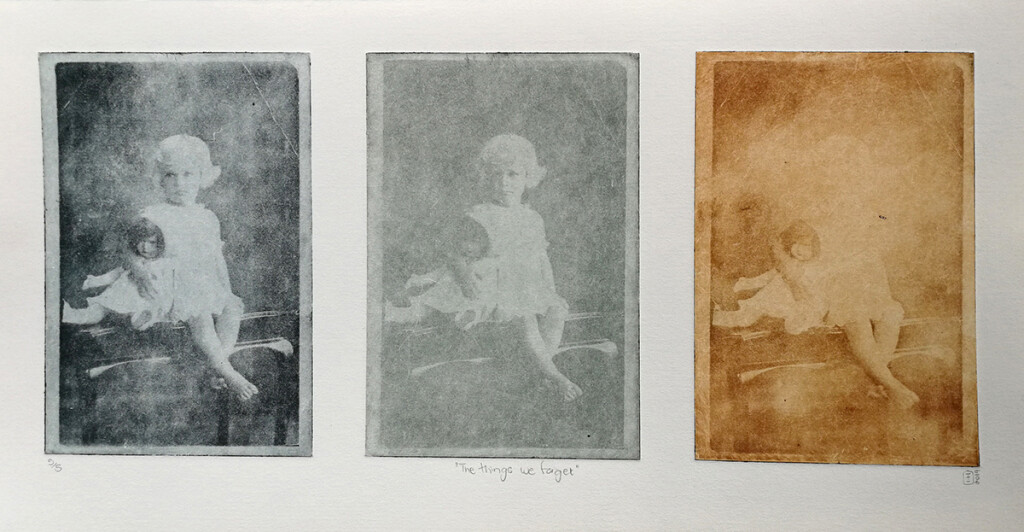 The things we forget Photopolymer etching